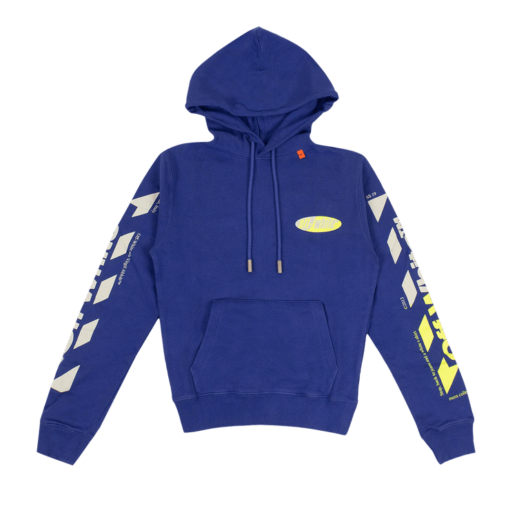 Off White Arrow Hoodie Blue Green Culture Circle