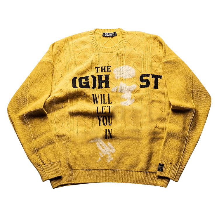 Buy Raf Simons Ghost Oversized Knit 'Yellow' - 222 855 52000 