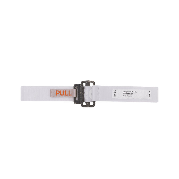 Buy Heron Preston Reflective Tape Belt 'White
