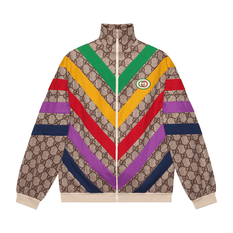 少し豊富な贈り物 Jacket Print Supreme GG Gucci Buy 'Beige/Ebony' 580579 - ジャケット・アウター