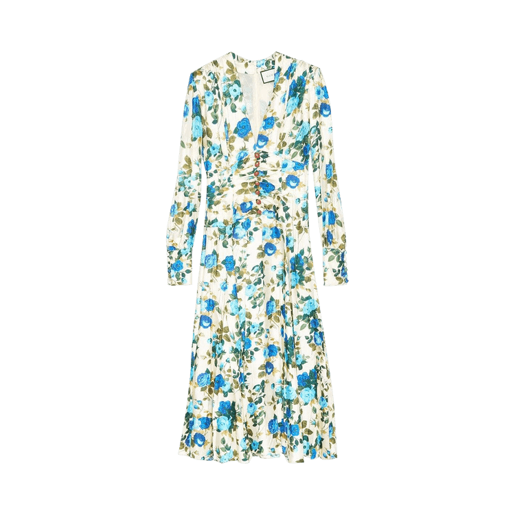 beach proposal dress Gucci blue striped dress with GG print, children - BOPF