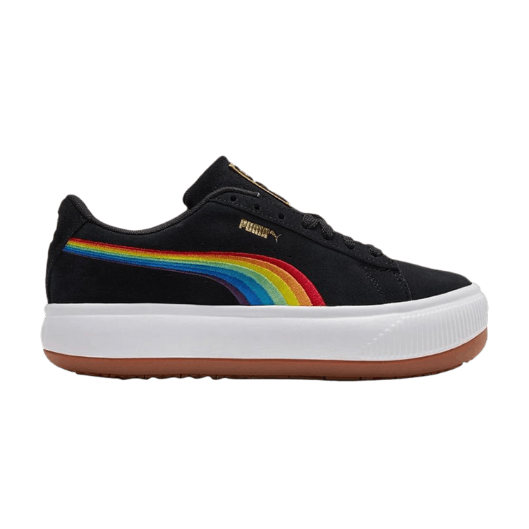 Buy Wmns Suede Mayu Rainbow Black 387239 01 GOAT UK