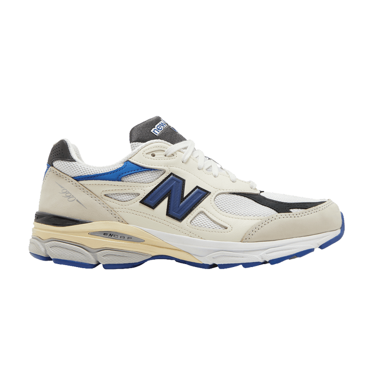 New Balance 990v3 Made in USA Teddy 10 White Blue