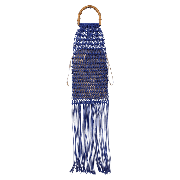 Buy Jil Sander Knotted Bamboo Bag 'Bright Blue' - JSPQ850406