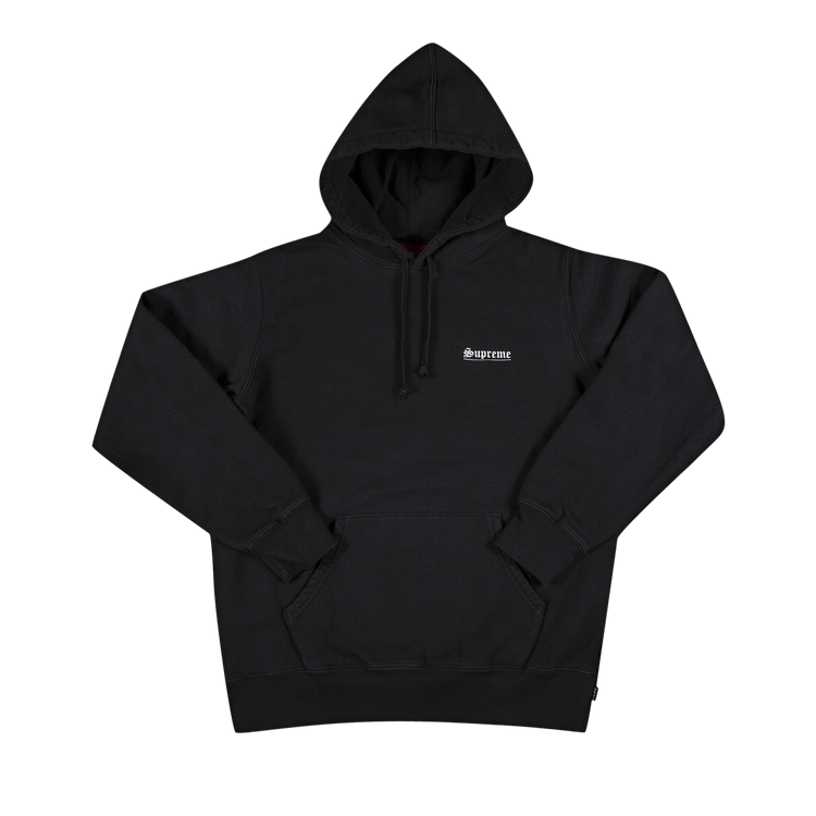 Supreme Mary Hooded Sweatshirt Black Culture Circle