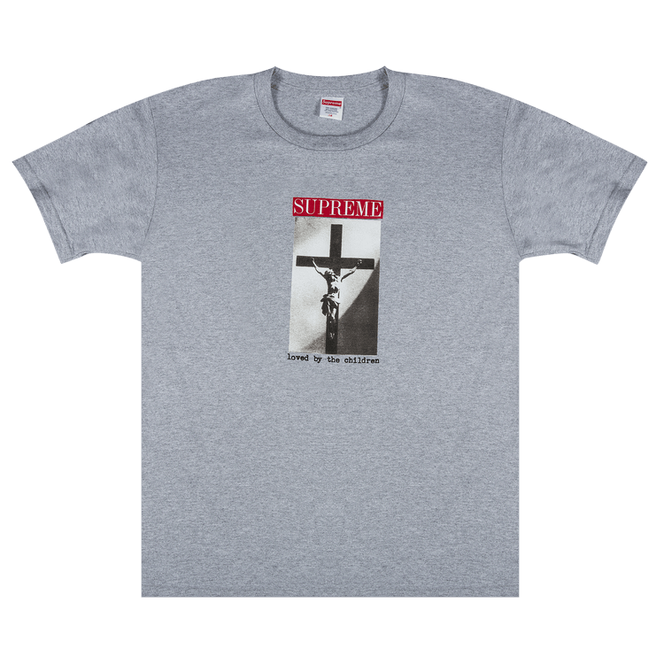 Buy Supreme Loved By The Children Tee 'Heather Grey