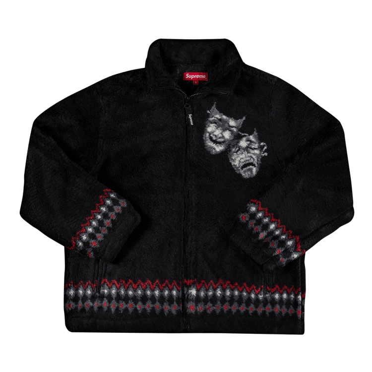 Buy Supreme Drama Mask Fleece Jacket 'Black' - SS20J35 BLACK