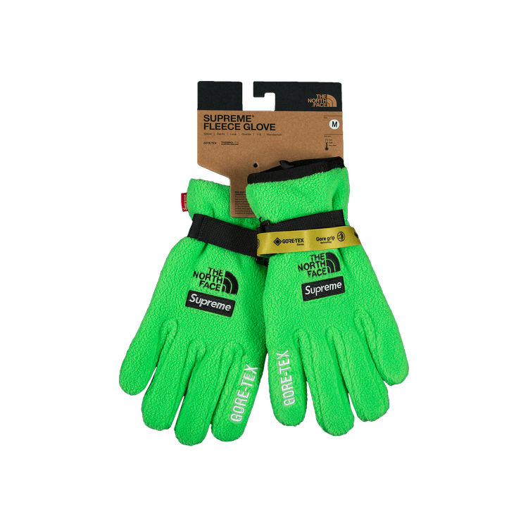 Supreme x The North Face RTG Fleece Glove 'Bright Green' | GOAT