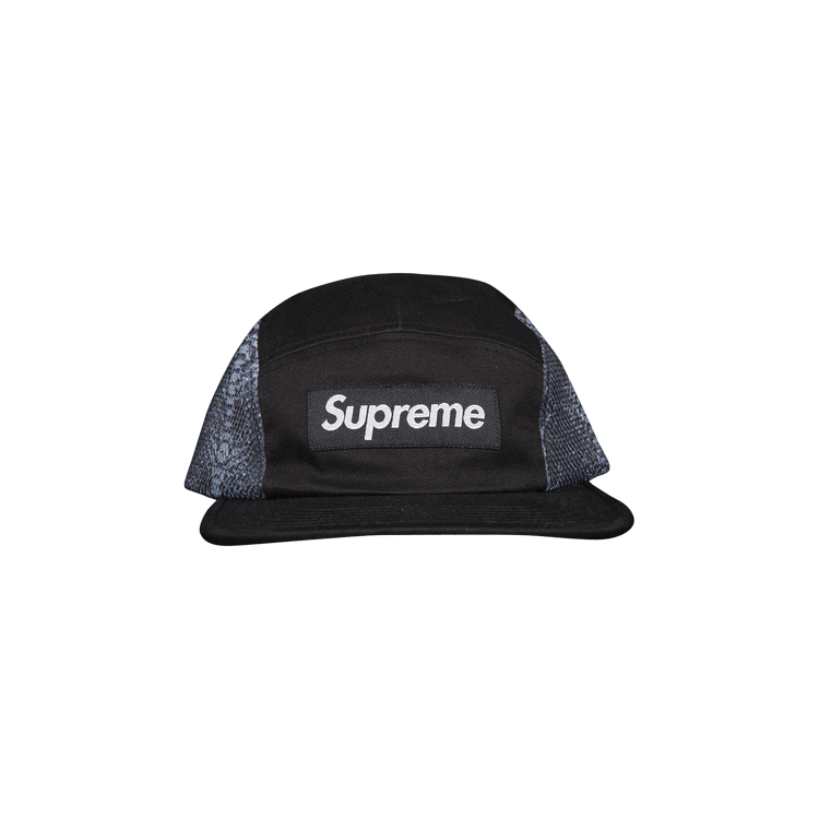 Buy Supreme Snakeskin Mesh Camp Cap 'Black' - SS20H29 BLACK | GOAT