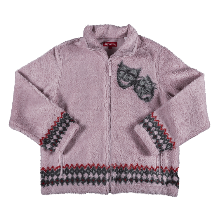 Buy Supreme Drama Mask Fleece Jacket 'Pink' - SS20J35 PINK - Pink