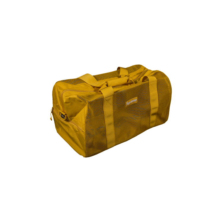 Supreme yellow duffle bag best sale