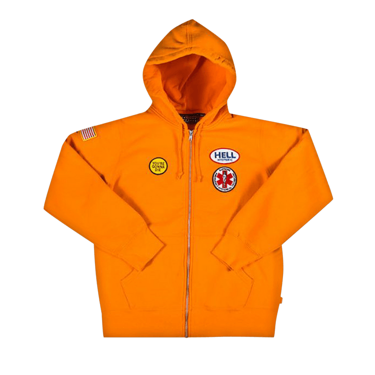 Buy Supreme Hysteric Glamour Patches Zip Up Sweatshirt Light
