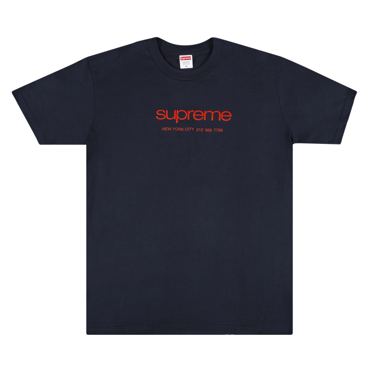 トップス Supreme Classic Logo S/S Top Navy XL Supreme Classic Logo S/S Top Navy Men's - FW23 - US