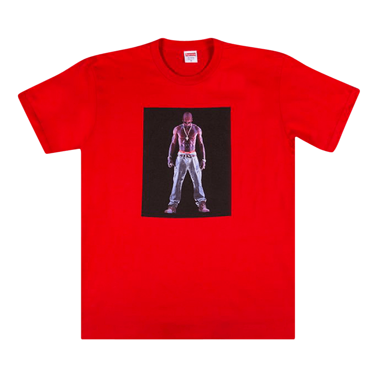 Supreme Tupac Hologram Tee Red