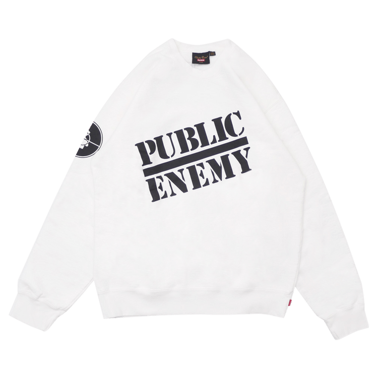 Buy Supreme x Undercover x Public Enemy Crewneck Sweatshirt White