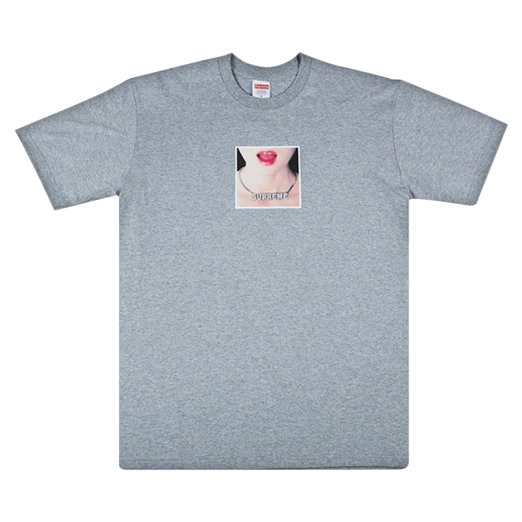 Buy Supreme Necklace Tee 'Heather Grey' - SS18T25 HEATHER GREY | GOAT