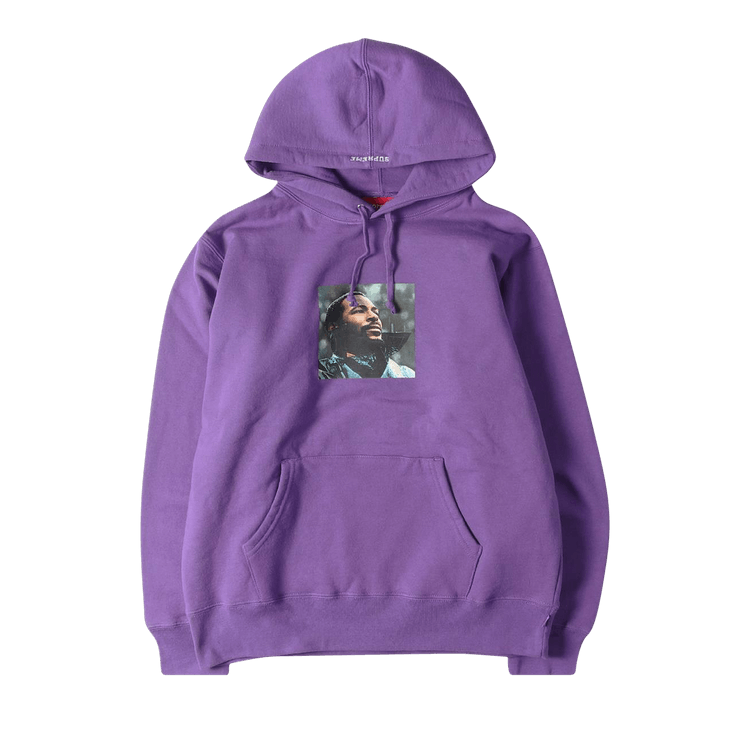 Buy Supreme Marvin Gaye Hooded Sweatshirt 'Violet