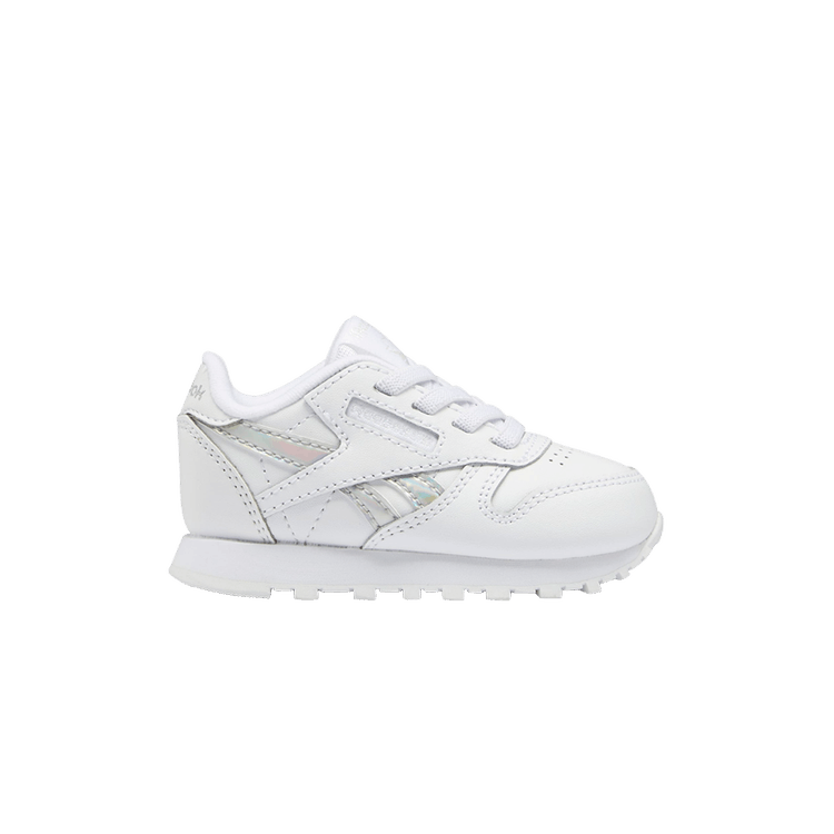 Classic Leather Toddler 'White Iridescent'