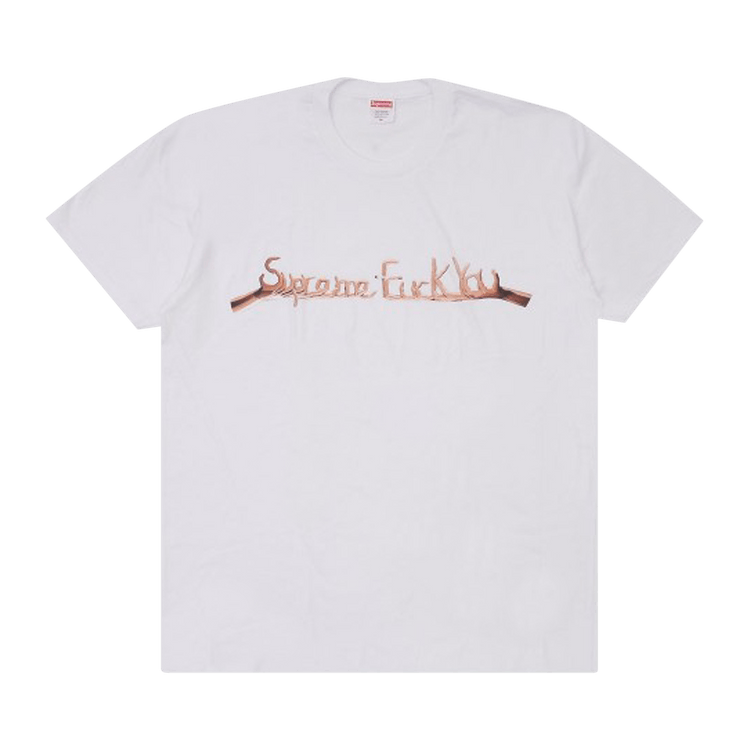 Buy Supreme Fuck You Tee 'White' - FW18T22 WHITE | GOAT