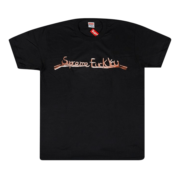 Buy Supreme Fuck You Tee 'Black' - FW18T22 BLACK | GOAT