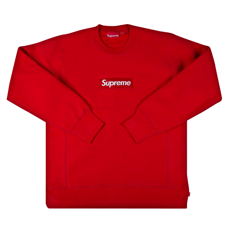トップス Supreme Washed Box Logo Crewneck Red M Supreme Washed Box Logo Crewneck Red Men's - SS25 - US