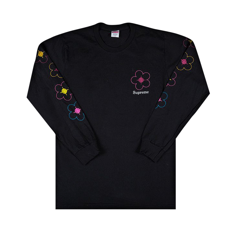 Size l Supreme Been Hit Long-Sleeve Tee 'Black'
