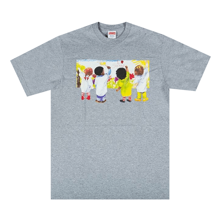 Buy Supreme Kids Tee 'Heather Grey' - SS19T31 HEATHER GREY