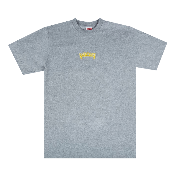Buy Supreme Fronts Tee 'Heather Grey' - SS19T49 HEATHER