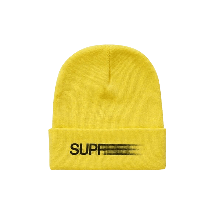 Buy Supreme Motion Logo Beanie 'Yellow' - SS20BN13 YELLOW - Yellow