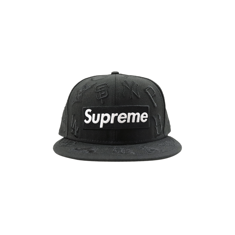 Supreme x MLB x New Era Hat 'Black' | GOAT