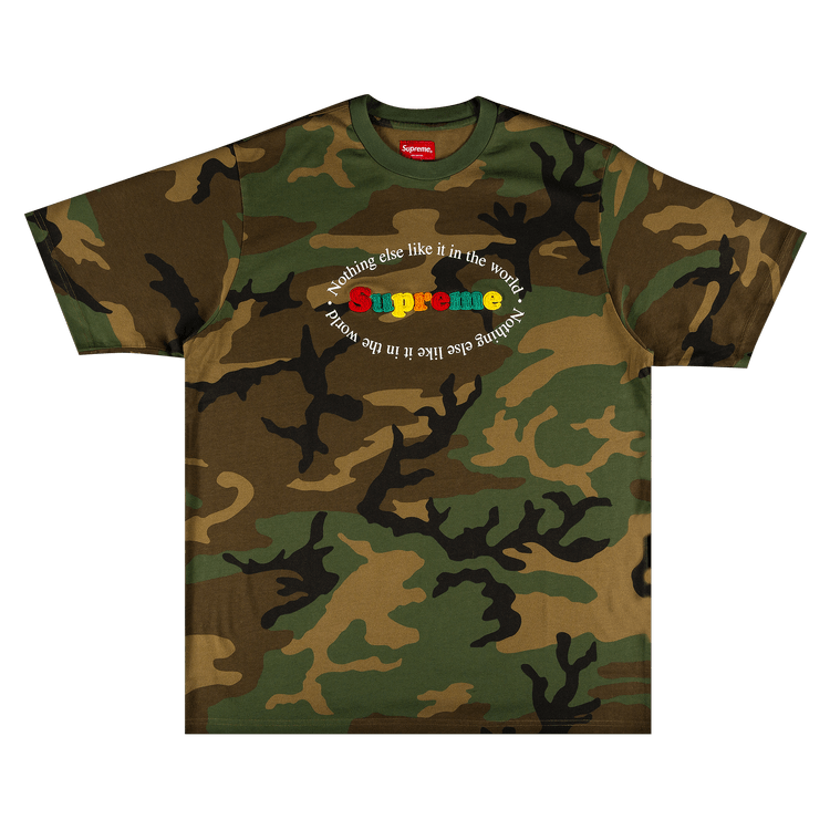 トップス Supreme SMD S/S Top Woodland Camo Supreme Bullion Logo S S Top (FW20) - $78