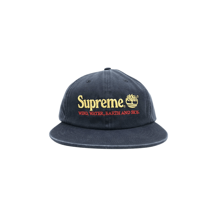 Supreme Timberland 6 Panel Black Cap – CURATEDSUPPLY.COM