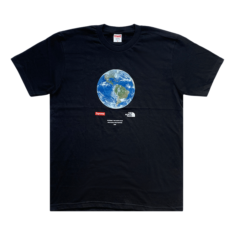 Buy Supreme x The North Face One World Tee 'Black' - SS20T73 BLACK | GOAT CA