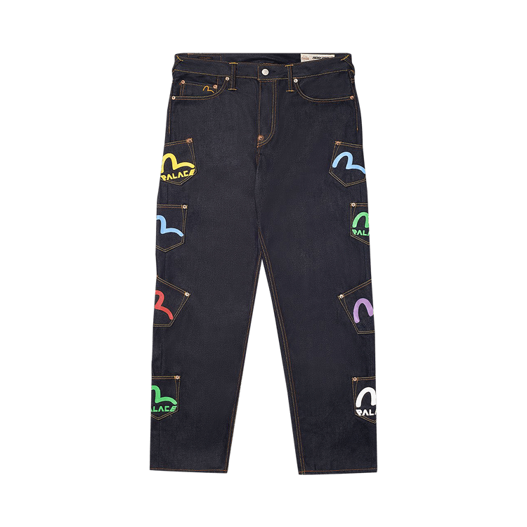 Buy Palace x Evisu Multi Pocket Jean 'Ingido' - P17EV001 | GOAT