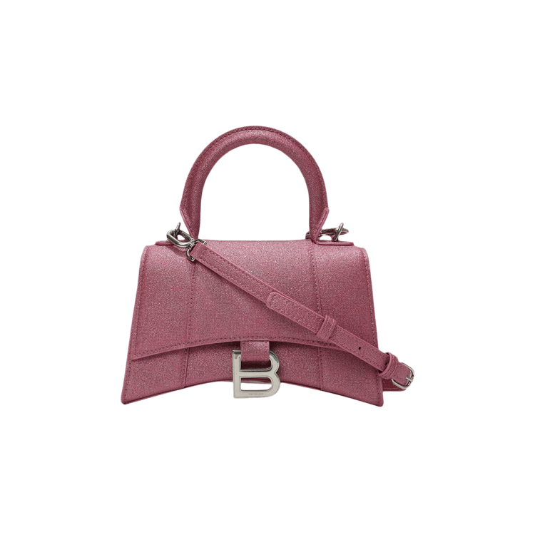 Balenciaga Xs Hourglass Top Handle Bag Sweet Pink Culture Circle