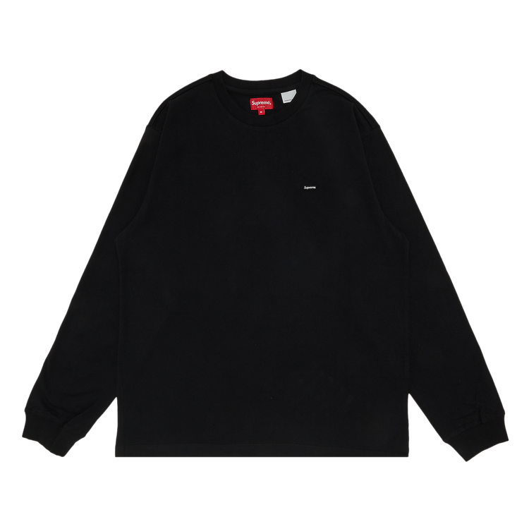 Buy Supreme Small Box Long-Sleeve Tee 'Black' - FW22KN13 BLACK | GOAT
