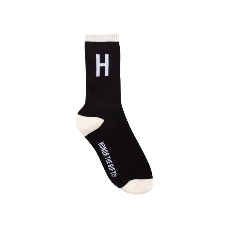 Honor The Gift Honor Crew Socks 'Black' GOAT