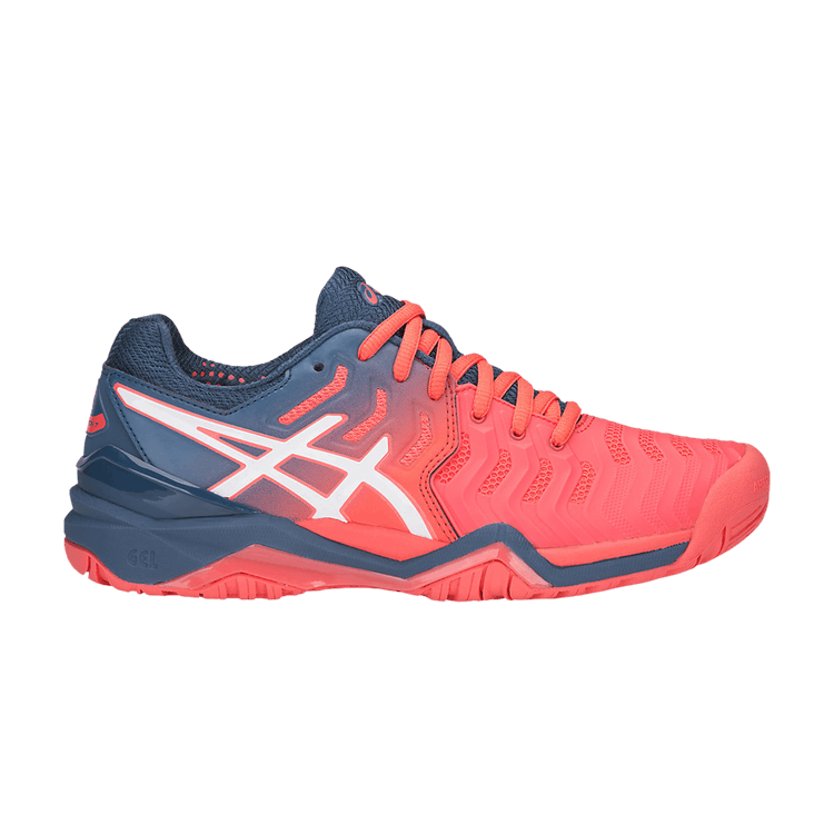 ASICS Gel-Resolution 7 Papaya White (Women's)
