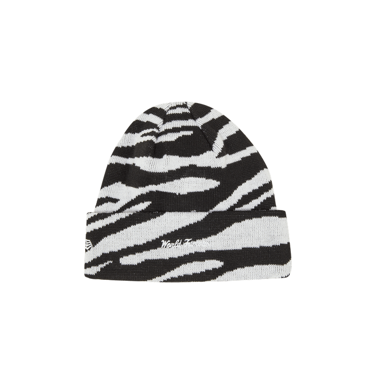 Buy Supreme x New Era Box Logo Beanie 'Zebra' - FW22BN10 ZEBRA
