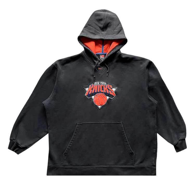 Buy Vintage Nike Center Swoosh New York Knicks Hoodie 'Black