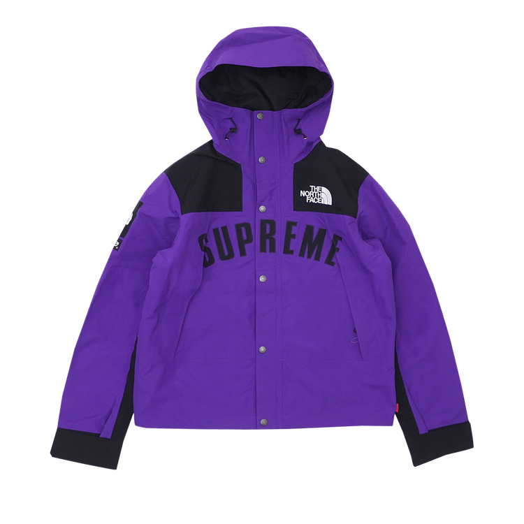 North face supreme purple jacket top