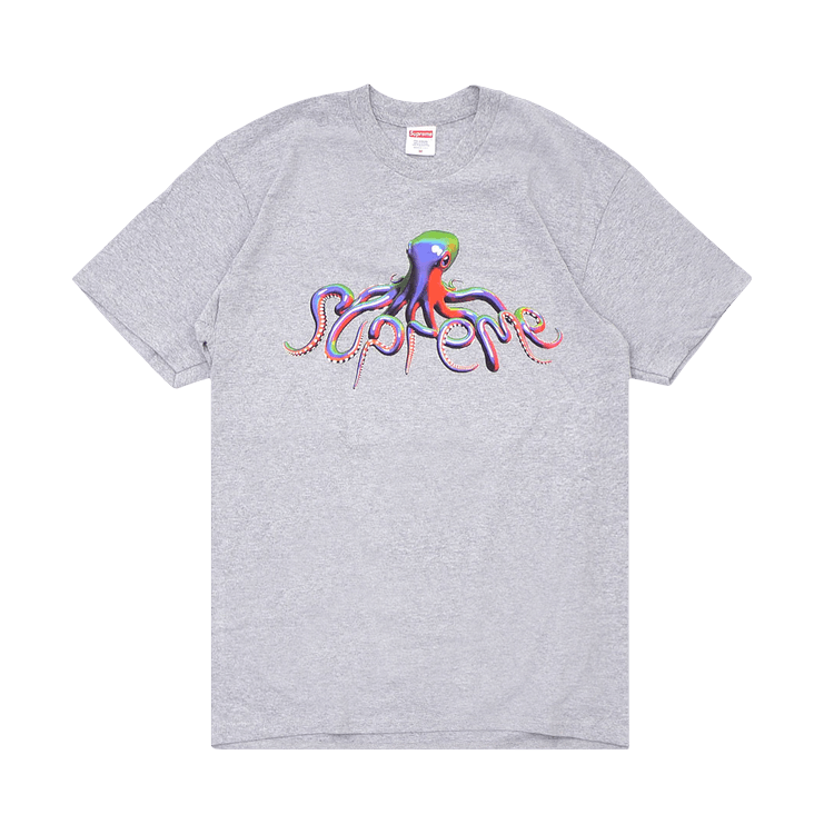 Buy Supreme Tentacles Tee 'Heather Grey' - SS18T45 HEATHER