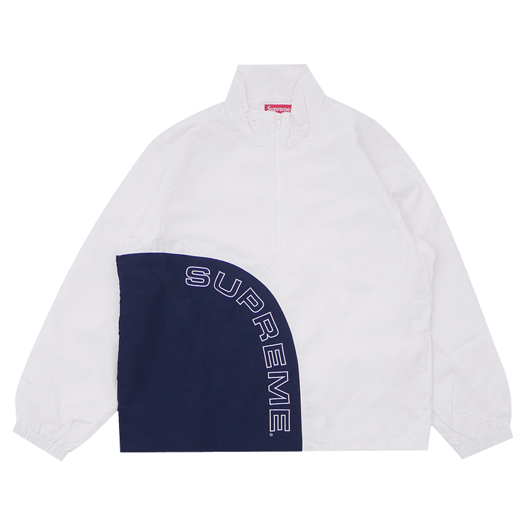 Buy Supreme Corner Arc Half Zip Pullover 'White' - SS18J46 WHITE