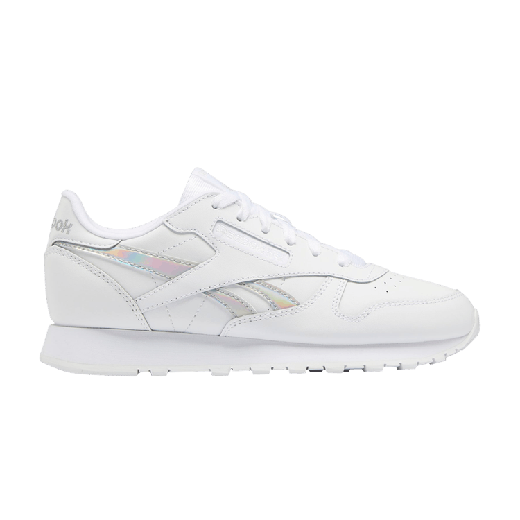 Classic Leather Big Kid 'White Iridescent'