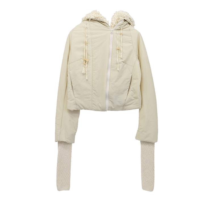 Buy Hyein Seo Padded Shearling Jacket 'Ivory' - FW22 PD2IV IVOR | GOAT