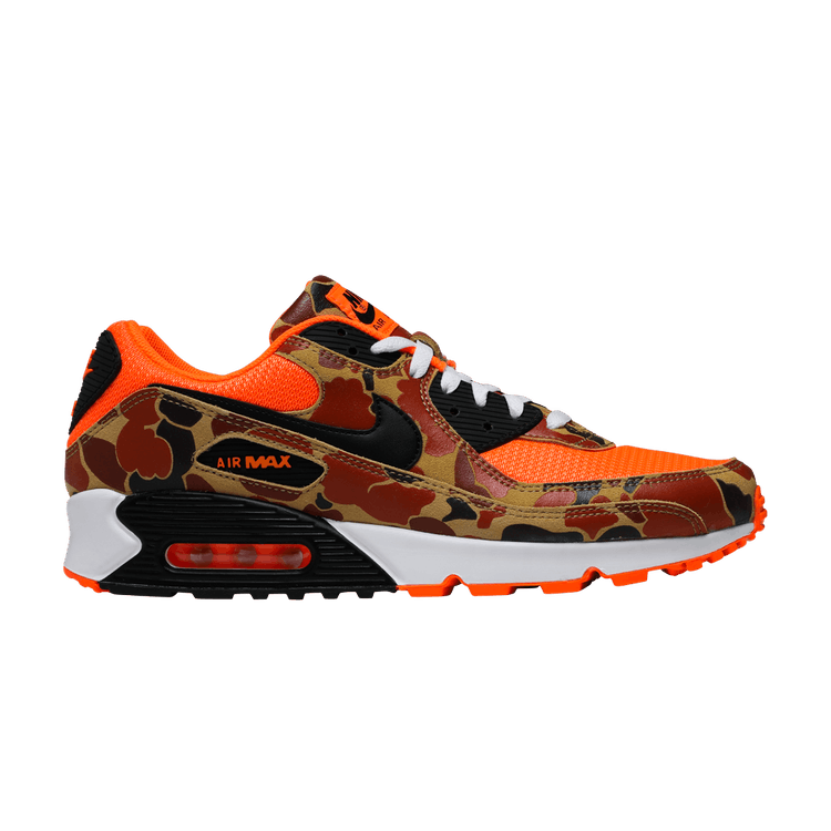 nike camo orange shoes