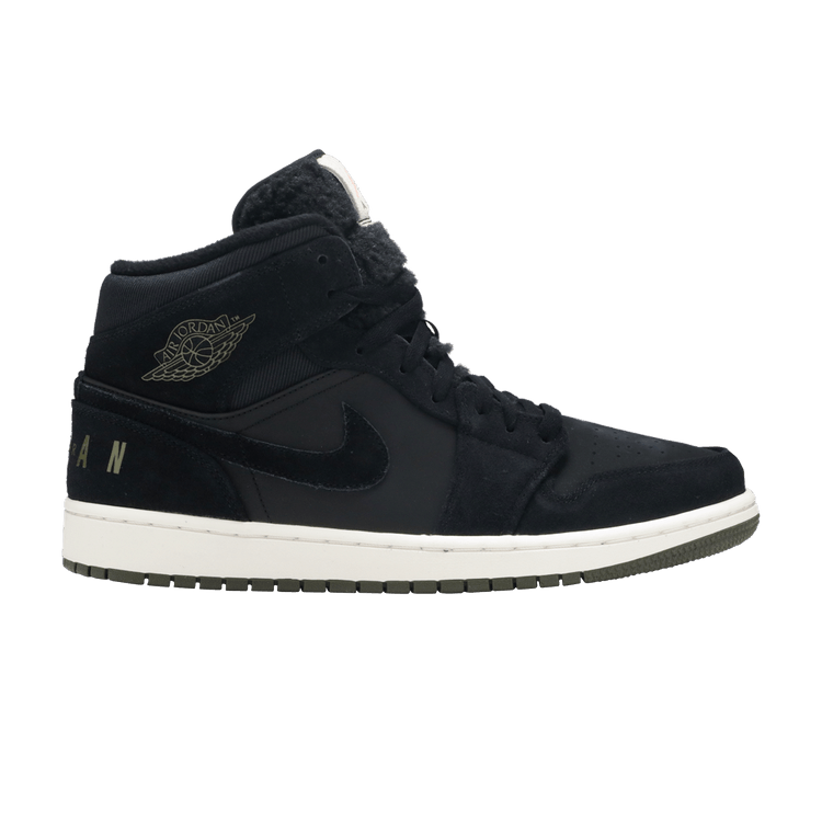 Jordan 1 retro mid black new arrivals
