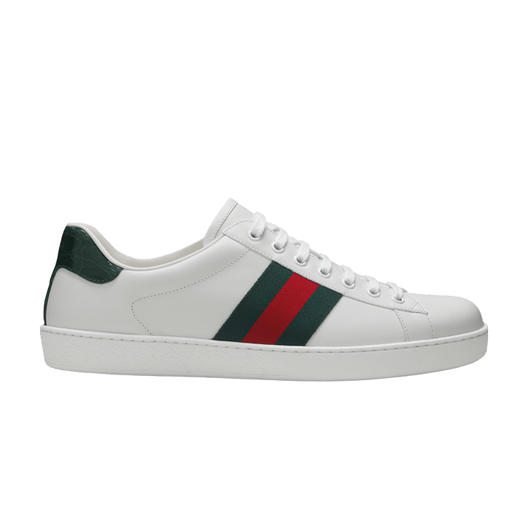 Buy Gucci Ace Leather 'White' - 386750 A3830 9071 | GOAT