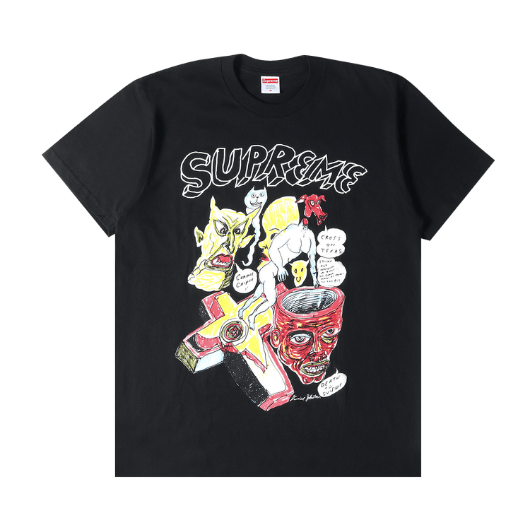 Buy Supreme x Daniel Johnston Tee 'Black' - SS20T7 BLACK | GOAT