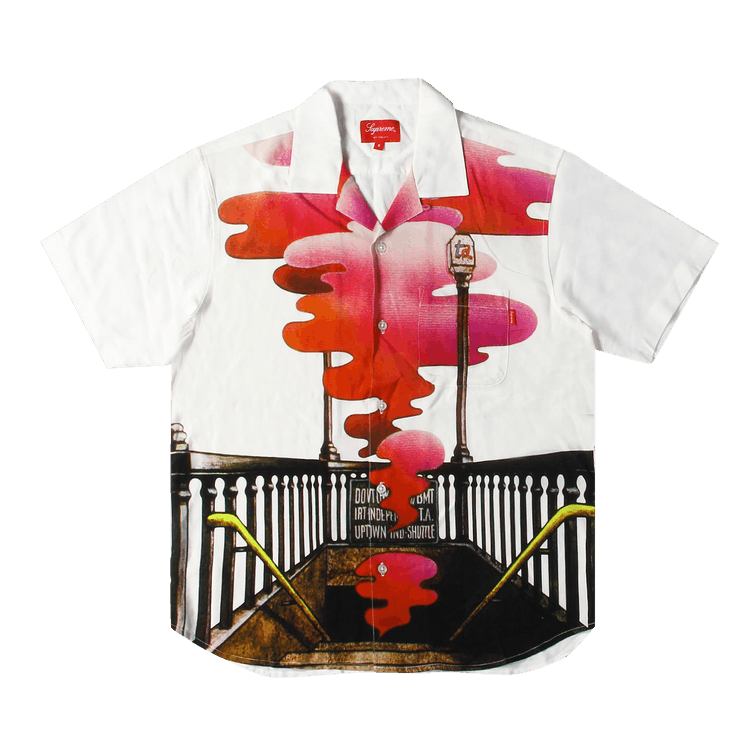 Buy Supreme The Velvet Underground Rayon Short-Sleeve Shirt 'White
